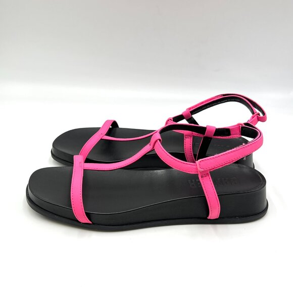Camper Womens 37 EU 7 US Hot Pink And Black Minimalist Sandals Shoes‎ - Picture 6 of 14